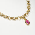 ROCKY OOAK CHARM (Pink Sapphire)