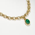 ROCKY OOAK CHARM (Emerald)