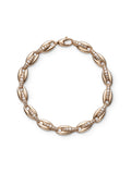 Ada Bracelet in 18k Pink Gold with White Diamonds — Melissa Kaye