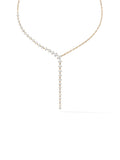 Aria Cascade Necklace in 18k Yellow Gold with White Diamonds — Melissa Kaye