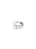 Aria Earcuff in 18k White Gold with White Diamonds — Melissa Kaye