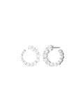 Aria Earwrap in 18k White Gold with White Diamonds — Melissa Kaye