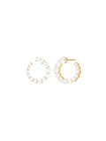 Aria Earwrap in 18k Yellow Gold with White Diamonds — Melissa Kaye