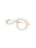 Aria Grace Ring in 18k Yellow Gold with White Diamonds — Melissa Kaye