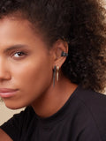 ARIA THREE ROW EARCUFF (Black Diamond)
