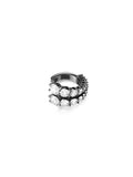 Aria Two Row Earcuff in 18k Blackened Gold with White Diamonds — Melissa Kaye