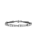Ashley Bracelet in 18k Blackened Gold with White Diamonds — Melissa Kaye