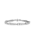 Ashley Bracelet in 18k White Gold with White Diamonds — Melissa Kaye