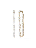 Ashley Hoop in 18k Yellow Gold with White Diamonds — Melissa Kaye