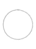 Ashley Necklace in 18k Blackened Gold with White Diamonds — Melissa Kaye
