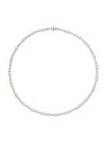 Ashley Necklace in 18k Pink Gold with White Diamonds — Melissa Kaye
