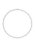 Ashley Necklace in 18k White Gold with White Diamonds — Melissa Kaye