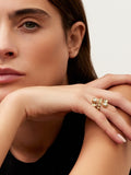 AUDREY COIL RING (Partial Diamond)