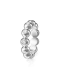 Audrey Eternity Band Medium in 18k White Gold with White Diamonds — Melissa Kaye