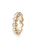 Audrey Eternity Band Medium in 18k Yellow Gold with White Diamonds — Melissa Kaye