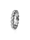 Audrey Eternity Band Small in 18k Blackened Gold with White Diamonds — Melissa Kaye