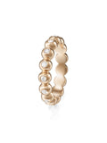 Audrey Eternity Band Small in 18k Pink Gold with White Diamonds — Melissa Kaye