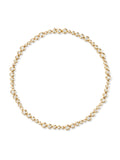 Audrey Graduated Repeating Necklace in 18k Yellow Gold with White Diamonds — Melissa Kaye