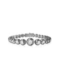  Audrey Graduated Tennis Bracelet in 18k Blackened Gold with White Diamonds — Melissa Kaye