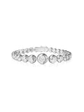 Audrey Graduated Tennis Bracelet in 18k White Gold with White Diamonds — Melissa Kaye