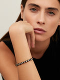 AUDREY HINGED BRACELET (Enamel)