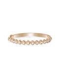 Audrey Hinged Bracelet in 18k Pink Gold with White Diamonds — Melissa Kaye
