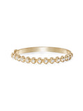 Audrey Hinged Bracelet in 18k Yellow Gold with White Diamonds — Melissa Kaye