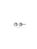 Audrey Stud Small in 18k Blackened Gold with White Diamonds — Melissa Kaye