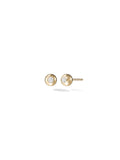 Audrey Stud Small in 18k Yellow Gold with White Diamonds — Melissa Kaye