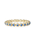 AUDREY TENNIS BRACELET LARGE (Blue Sapphire)