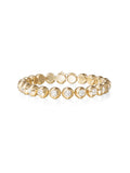 Audrey Tennis Bracelet Large in 18k Yellow Gold with White Diamonds — Melissa Kaye