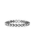 Audrey Tennis Bracelet Medium in 18k Blackened Gold with White Diamonds — Melissa Kaye