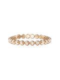Audrey Tennis Bracelet Medium in 18k Pink Gold with White Diamonds — Melissa Kaye