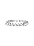 Audrey Tennis Bracelet Medium in 18k White Gold with White Diamonds — Melissa Kaye
