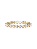 Audrey Tennis Bracelet Medium in 18k Yellow Gold with White Diamonds — Melissa Kaye