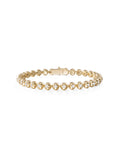 Audrey Tennis Bracelet Small in 18k Yellow Gold with White Diamonds — Melissa Kaye