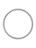 Audrey Tennis Necklace Large in 18k Blackened Gold with White Diamonds — Melissa Kaye