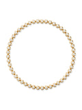 Audrey Tennis Necklace Large in 18k Yellow Gold with White Diamonds — Melissa Kaye