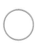 Audrey Tennis Necklace Medium in 18k Blackened Gold with White Diamonds — Melissa Kaye