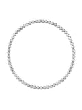 Audrey Tennis Necklace Medium in 18k White Gold with White Diamonds — Melissa Kaye