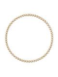 Audrey Tennis Necklace Medium in 18k Yellow Gold with White Diamonds — Melissa Kaye
