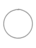 Audrey Tennis Necklace Small in 18k Blackened Gold with White Diamonds — Melissa Kaye