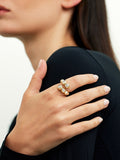 AUDREY WRAP RING (Large to Large)