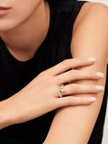 AUDREY WRAP RING (Small to Large - Single Diamond)