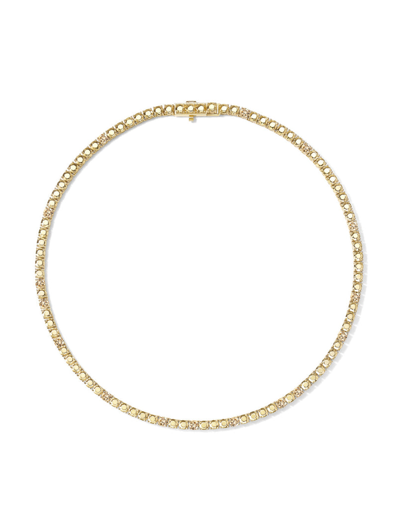 BAILEY NECKLACE  (Champagne Diamond)