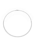 Clara Collar Small in 18k Blackened Gold with White Diamonds — Melissa Kaye
