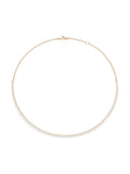 Clara Collar Small in 18k Pink Gold with White Diamonds — Melissa Kaye