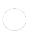 Clara Collar Small in 18k White Gold with White Diamonds — Melissa Kaye