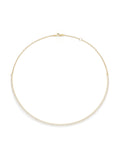 Clara Collar Small in 18k Yellow Gold with White Diamonds — Melissa Kaye