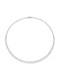 Clara Collar in 18k Blackened Gold with White Diamonds — Melissa Kaye